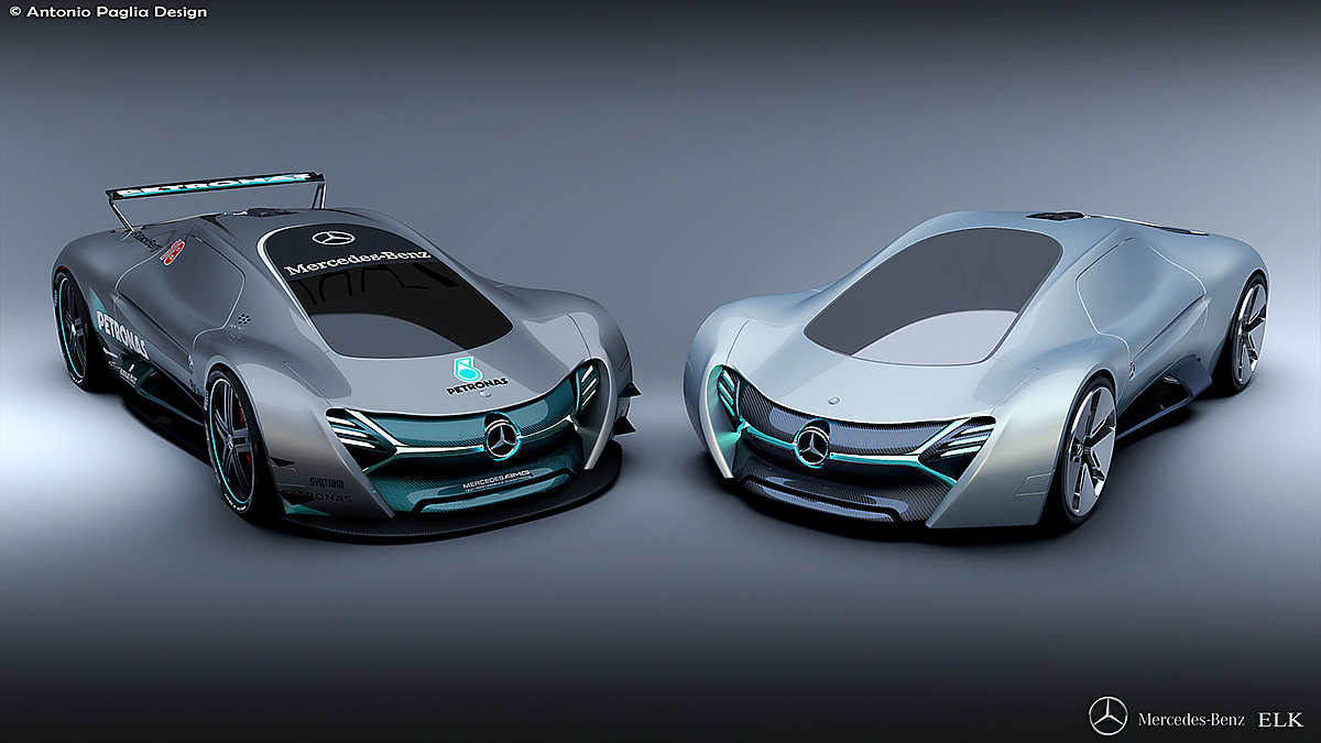 Elk，Benz，Elk electric vehicle，conceptual design，